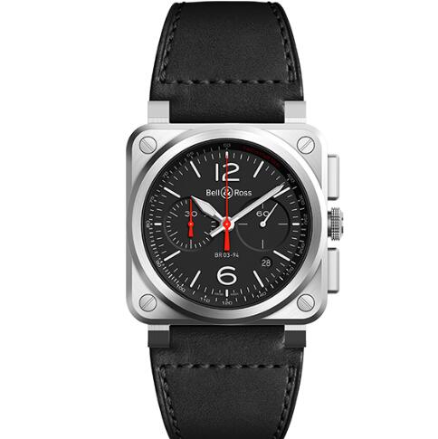 Replica Bell and Ross br0394 Watch BR 03-94 BLACK STEEL BR0394-BLC-ST/SCA (image for) Replica Bell and Ross br0394 Watch BR 03-94 BLACK STEEL BR0394-BLC-ST/SCA